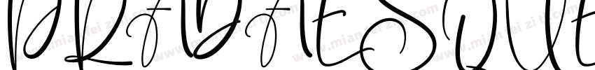 PRADAESQUE Regular字体转换